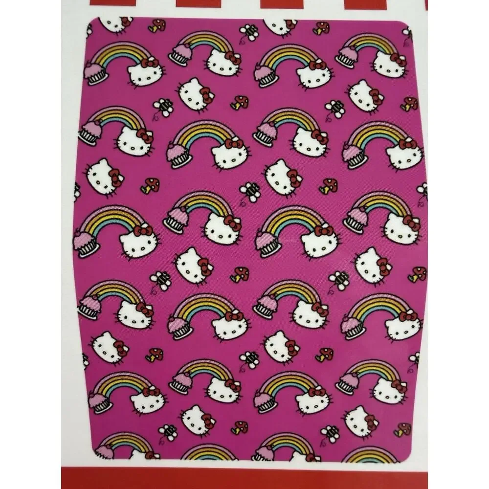Hello Kitty Throw Blanket Silk Touch Pink Meow Rainbow Cupcake 2025 Sanrio